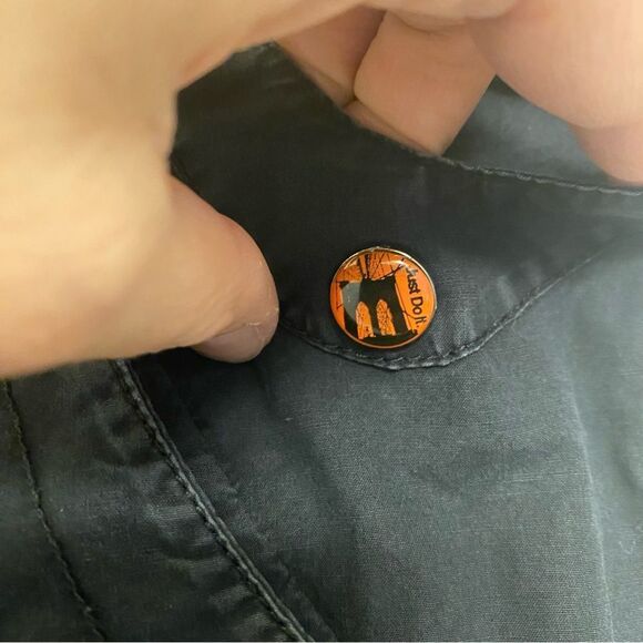 Nike vintage Women's long roll tab Bermuda cargo Shorts lo mid rise cotton L - Picture 4 of 12